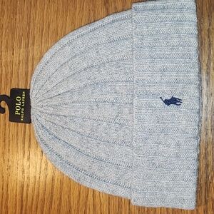 (LIGHT GRAY) POLO RALPH LAUREN WINTER HAT